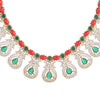 22k Gold Plated Kanchan Pramila Necklace Set