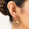 22k Gold Plated Sunheri Kundan Necklace Set