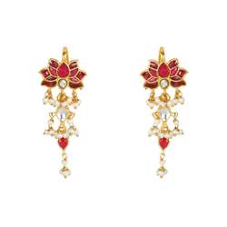 22k Gold Plated Karnika Tarini Earcuff