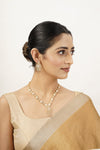 22k Gold Plated Gulnaar Vaibhav Necklace Set