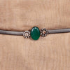 ZIRCON CITRINE GREEN ONYX BELT