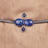 ZIRCON BLUE LAPIZ BELT