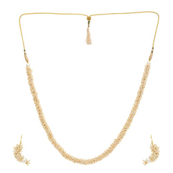 22k Gold Plated Sunheri Rajsi Necklace Set