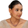 22k Gold Plated Kanchan Lalita Necklace Set