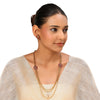 22k Gold Plated Kanchan Navaratna Necklace Set
