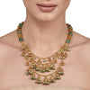 GREEN ONYX PEARL NECKLACE