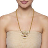 KUNDAN GOLDEN RUBY PENDANT