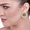 MARCASITE PEARL STUD