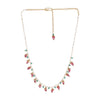 22k Gold Plated Gulabi Bhavika Necklace Set