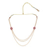22k Gold Plated Kanchan Navaratna Necklace Set