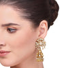Gold and Pearl Kundan Jhumki