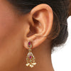 22k Gold Plated Kanchan Kamya Necklace Set