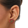 22k Gold Plated Kanchan Navaratna Necklace Set