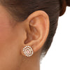 22k Gold Plated Sampada Indukala Pendant Set