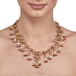 CITRINE PEARL NECKLACE