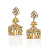 STUDDED VICTORIAN JHUMKI EARRINGS