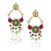 KUNDAN RUBY DROPS EARRINGS