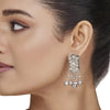 Silver Balls Kundan Earring