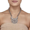 Kundan Silver Balls Pendant