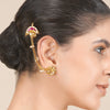 22k Gold Plated Chand Kundan Earring