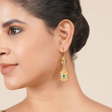 22k Gold Plated Dahu Earring