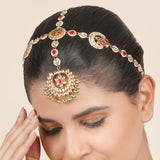 22k Gold Plated Chand Mathpatti