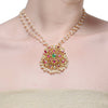 Chaitra Ruby Kundan Floral Necklace Set