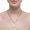 Grishma Gold Plated Evil Eye MOP Exclusives Pendant Chain