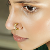 22k Gold Plated Chand Nosepin (Clip On)
