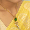 22k Gold Plated Akansha Pendant