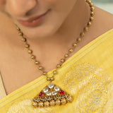 22k Gold Plated Radhika Pendant