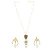 ANMOL PAN STONE PENDANT NECKLACE SET