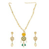 ANMOL KUNDAN FLOWER PENDANT NECKLACE SET