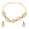 ANMOL KUNDAN SQUARE NECKLACE SET