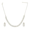 HEERA SILVER PAN NECKLACE SET