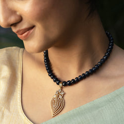 Sparsh 22k Gold Plated Zircon Pendant