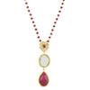 ANMOL ZIRCON PAN PENDANT