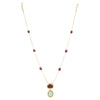 ANMOL RED PENDANT NECKLACE
