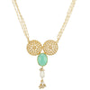 ANMOL FLOWER ZIRCON NECKLACE