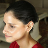 Gangika 22k Gold Plated Earpin