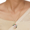 22k Gold Plated Varsha Bhavyashree Pendant Set