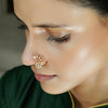 Namya 22k Gold Plated Nosepin (Clip On)