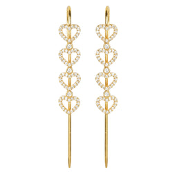 22k Gold Plated Preet Ruhika Earpin