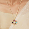 22k Gold Plated Varsha Madhavi Pendant Set