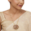 22k Gold Plated Varsha Dipali Pendant Set