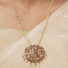 22k Gold Plated Varsha Dipali Pendant Set