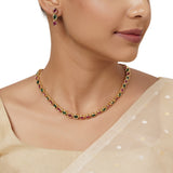 22k Gold Plated Varsha Geetika Necklace Set