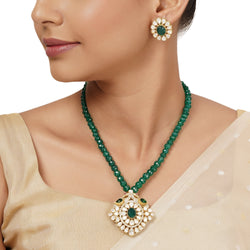 22k Gold Plated Varsha Harshada Necklace Set