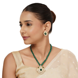 22k Gold Plated Varsha Harshada Necklace Set