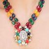 NAVRATNA  MULTI PENDANT SET